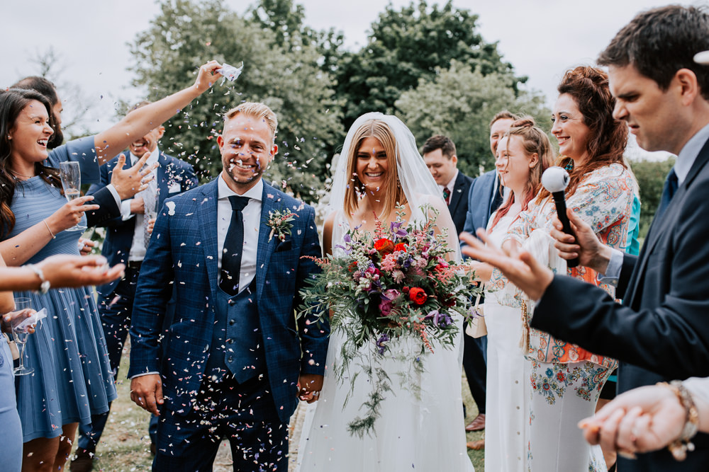 Confetti Butley Priory Wedding Sally Rawlins Photography
