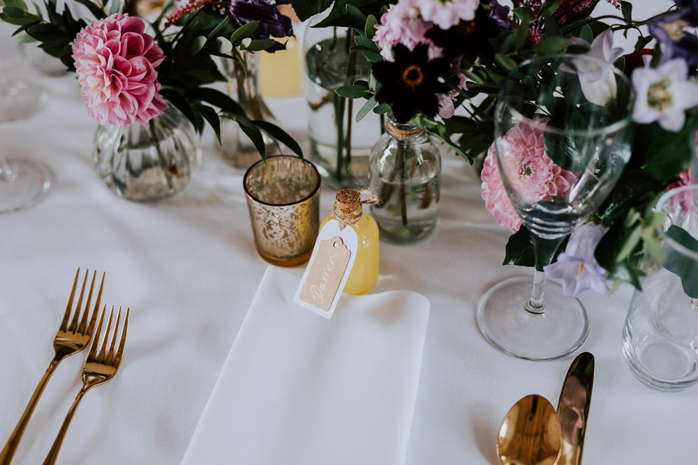 Limoncello Favours Favors Butley Priory Wedding Sally Rawlins Photography