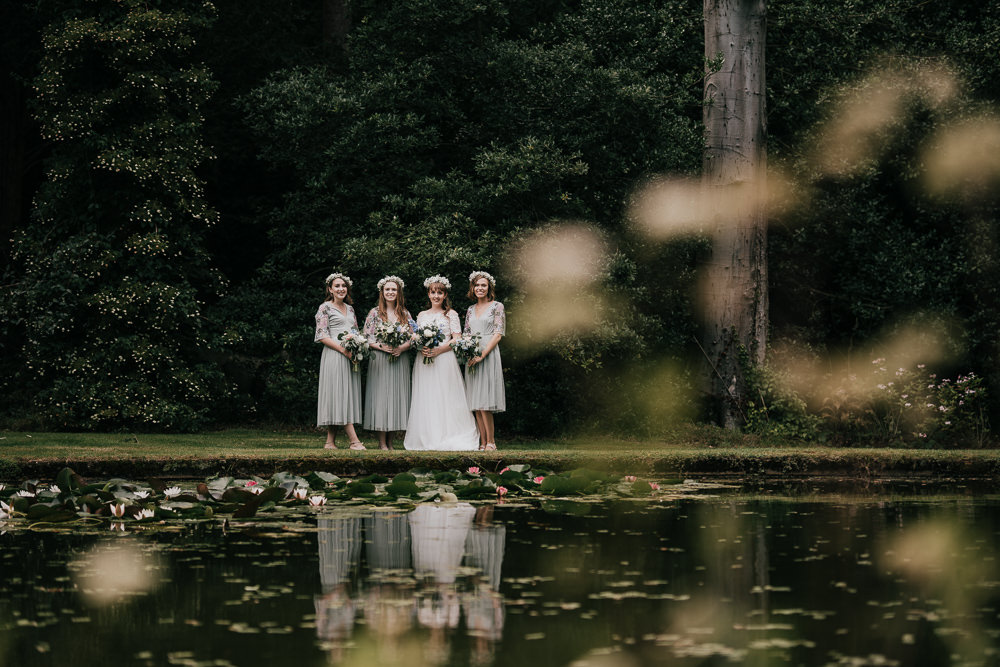 Bridesmaids Bridesmaid Dress Dresses Green Coverwood Lakes Wedding Diana V Photography