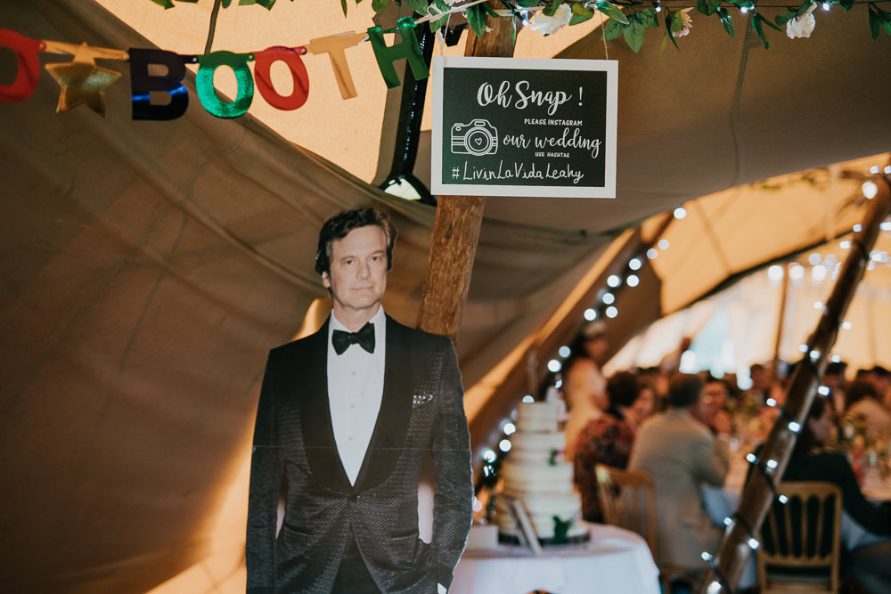 Photo Booth Cardboard Cut Out Coverwood Lakes Wedding Diana V Photography