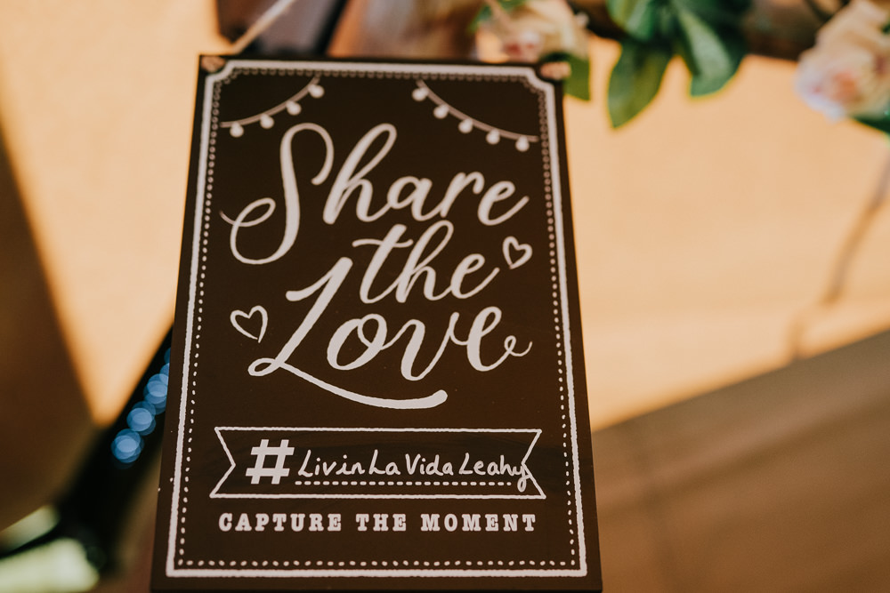 Instagram Hashtag Sign Signs Signage Coverwood Lakes Wedding Diana V Photography