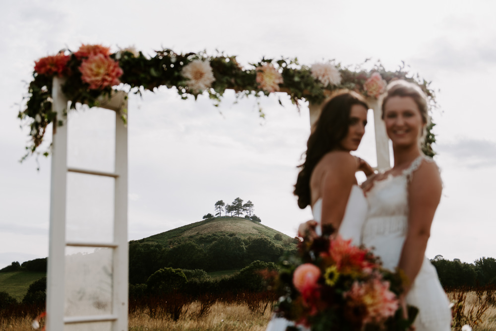 Flower Arch Backdrop Dooes Glass Antique Ceremony Aisle Ethical Wedding Ideas Sadie Osborne Photography