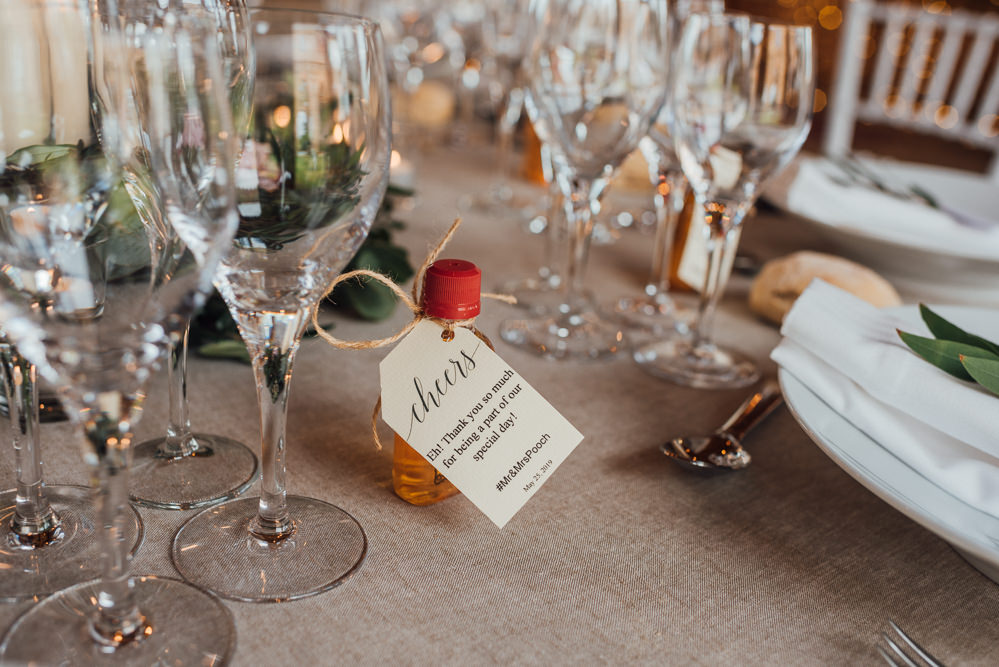 Mini Drink Bottle Favours Favors France Destination Wedding The Shannons Photography