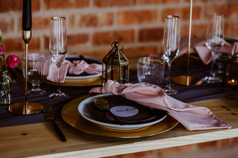 Tablescape Decor Table Silk Candles Pink Purple Decoration Giraffe Shed Wedding When Charlie Met Hannah