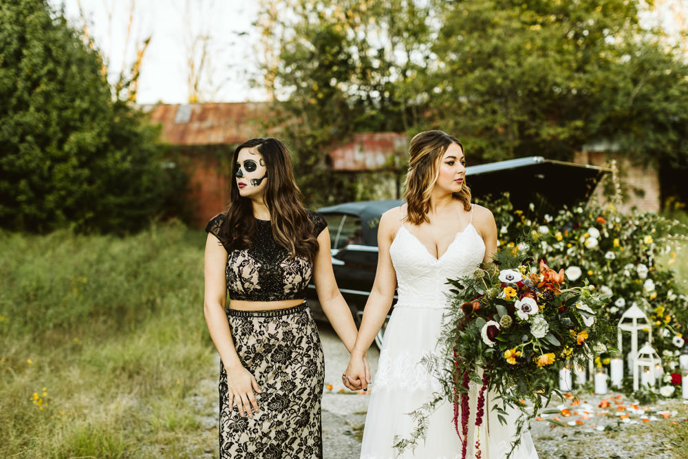 Halloween Wedding Ideas Megan Morales Photography