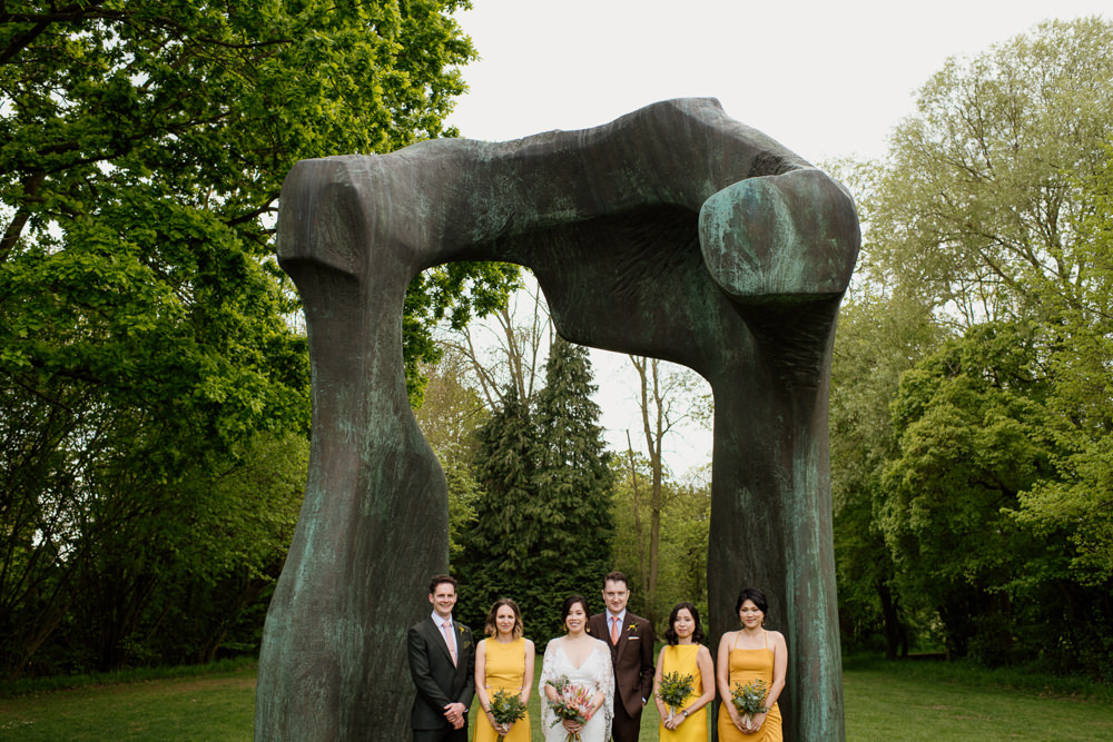 Bridesmaids Bridesmaid Dress Dresses Mustard Yellow Henry Moore Wedding Ellie Gillard Photography