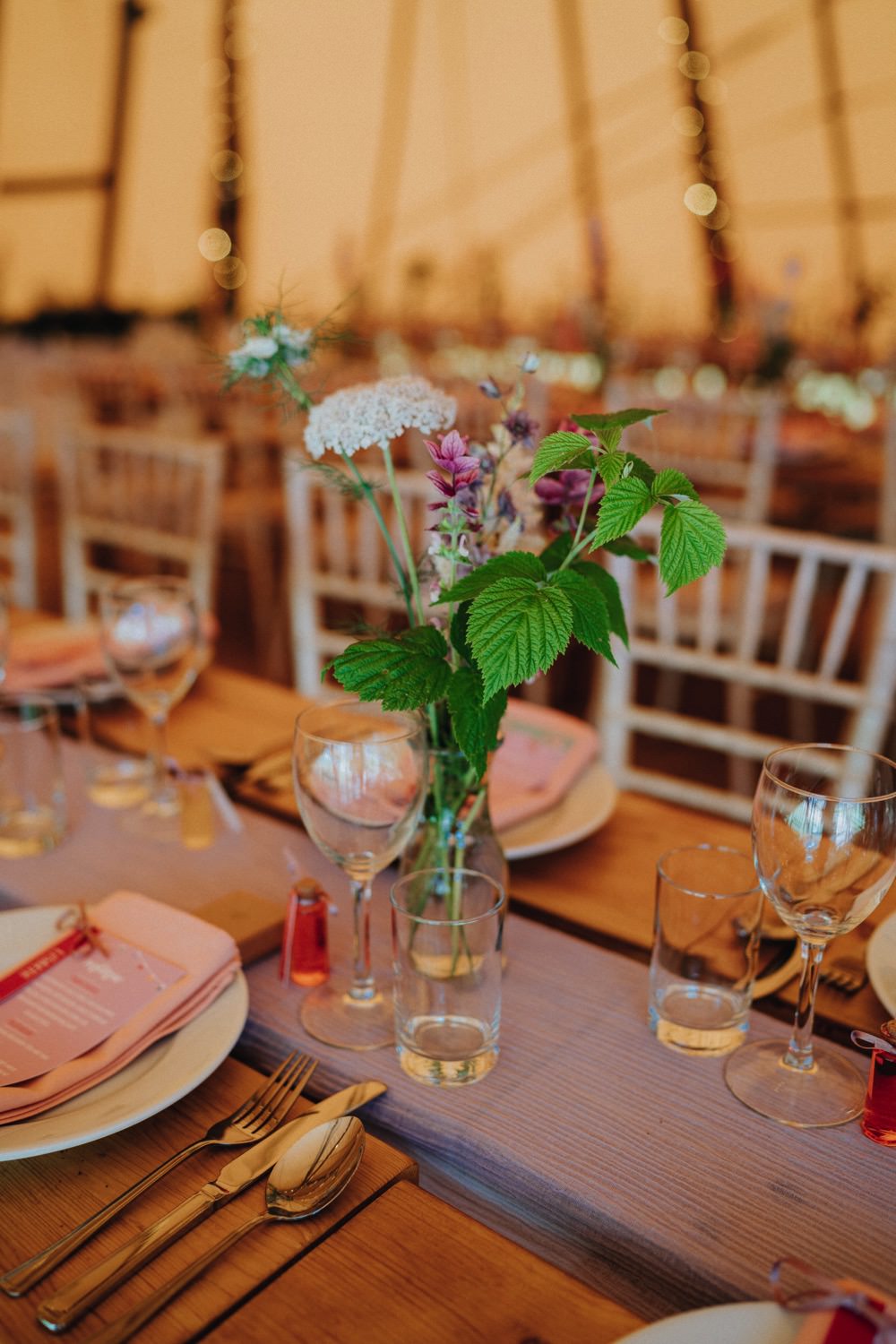 Wildflower Bottle Flower Florals High Barn Wedding Edenhall Bloom Weddings