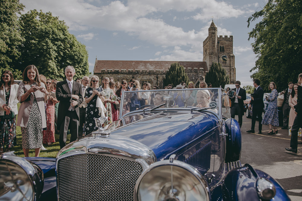 Classic Car Transport Kent Marquee Wedding Lily Bungay and Co