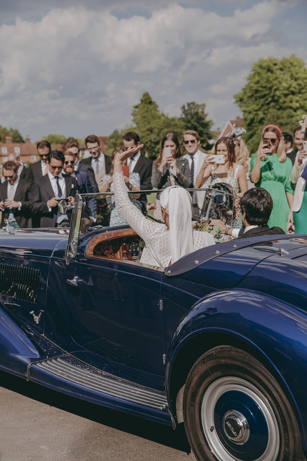 Classic Car Transport Kent Marquee Wedding Lily Bungay and Co