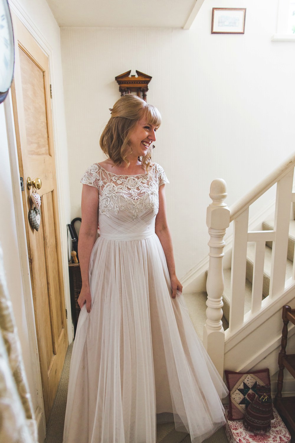 Lillian West Dress Gown Tulle Skirt Lace Top Letchworth Wedding Milkbottle Photography