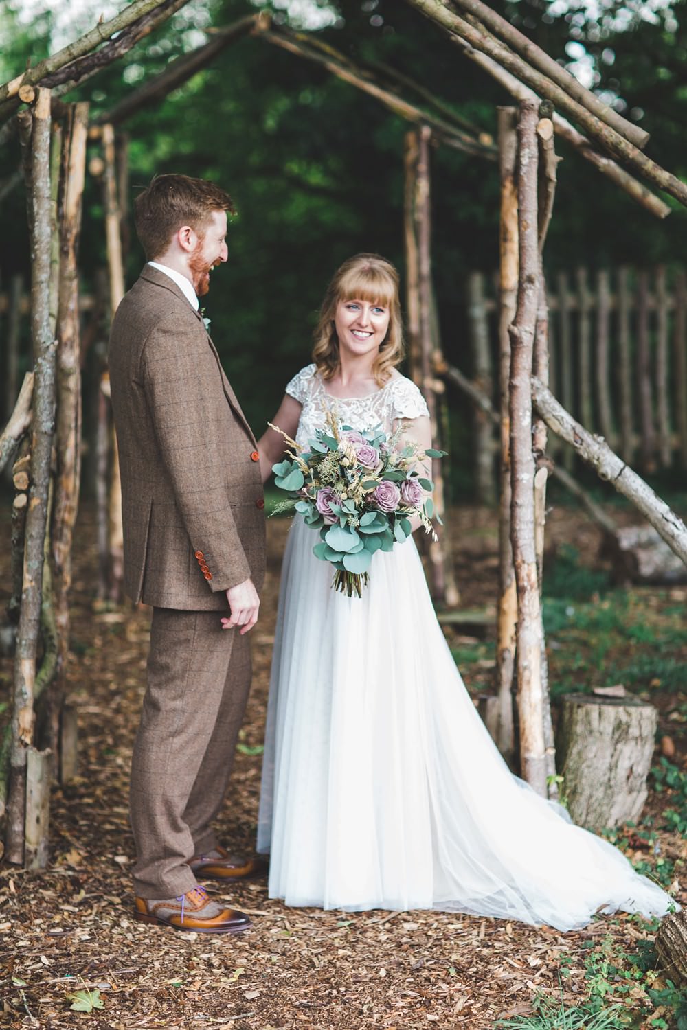 Lillian West Dress Gown Tulle Skirt Lace Top Letchworth Wedding Milkbottle Photography