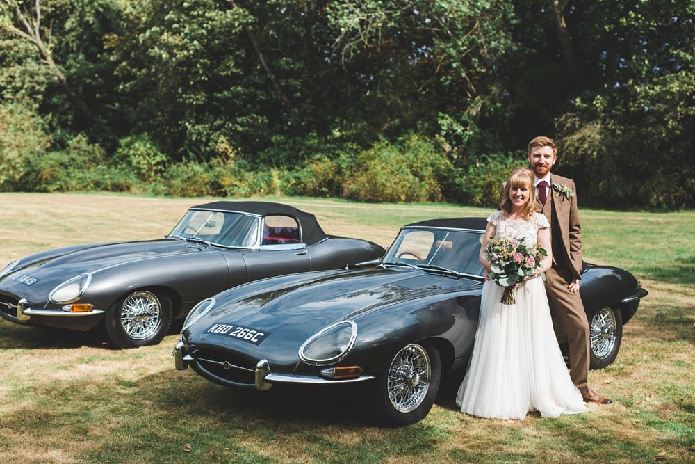 Jaguar Car Classic Transport Letchworth Wedding Milkbottle Photography