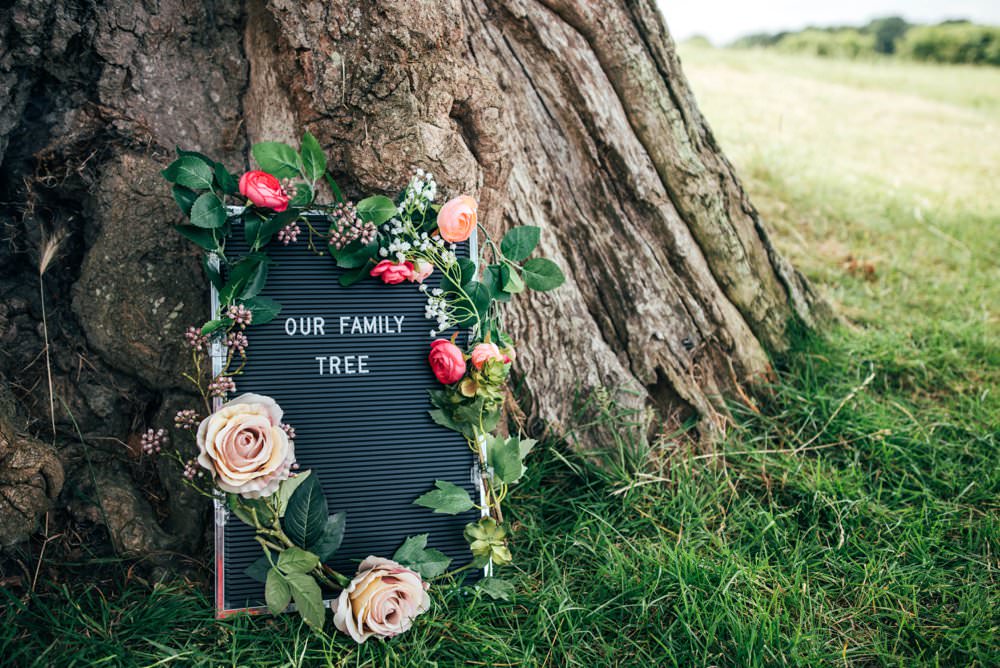 Peg Board Sign Signage Signs Pink Red Wedding Three Flowers Photography