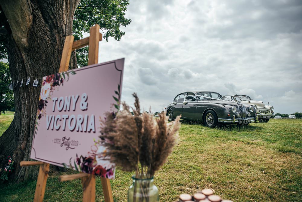 Floral Painted Modern Sign Signs Signage Pampas Grass Pink Red Wedding Three Flowers Photography