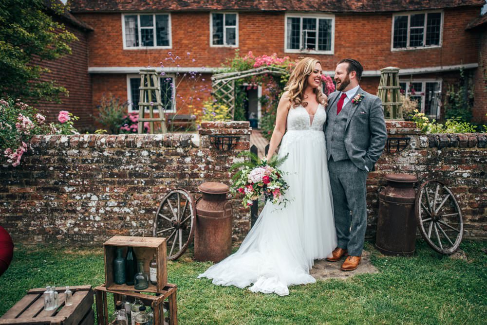 Pink Red Wedding Three Flowers Photography