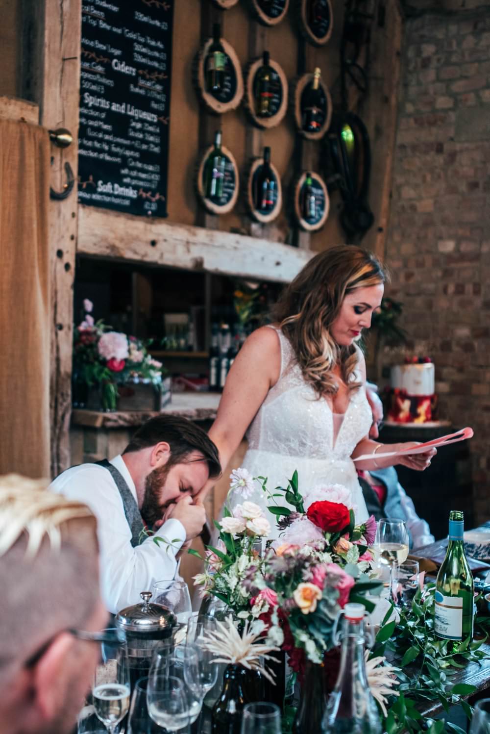 Pink Red Wedding Three Flowers Photography