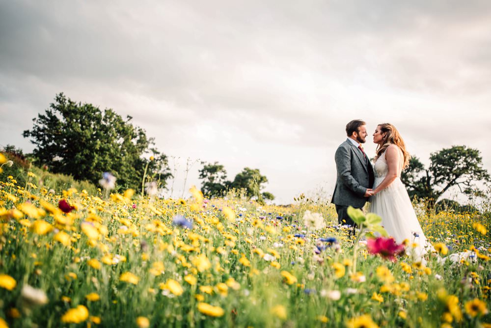 Pink Red Wedding Three Flowers Photography