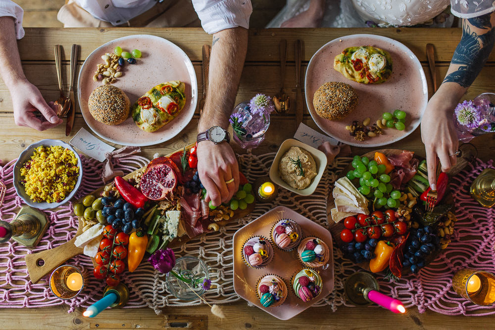 Grazing Table Platter Sharing Food Playful Cool Wedding Ideas Sophie Lake Photography