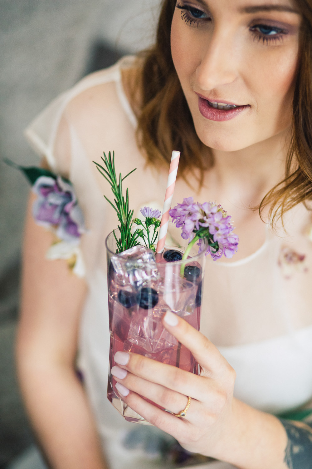 Drinks Cocktail Bar Gin Playful Cool Wedding Ideas Sophie Lake Photography