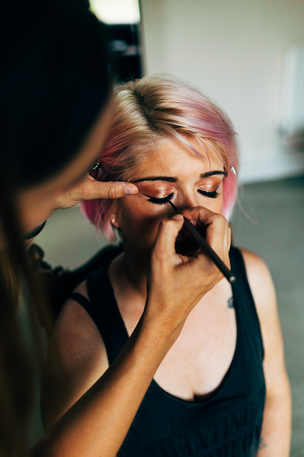 Bride Bridal Make Up Retro Wedding Ideas Emily Little Wedding Photography