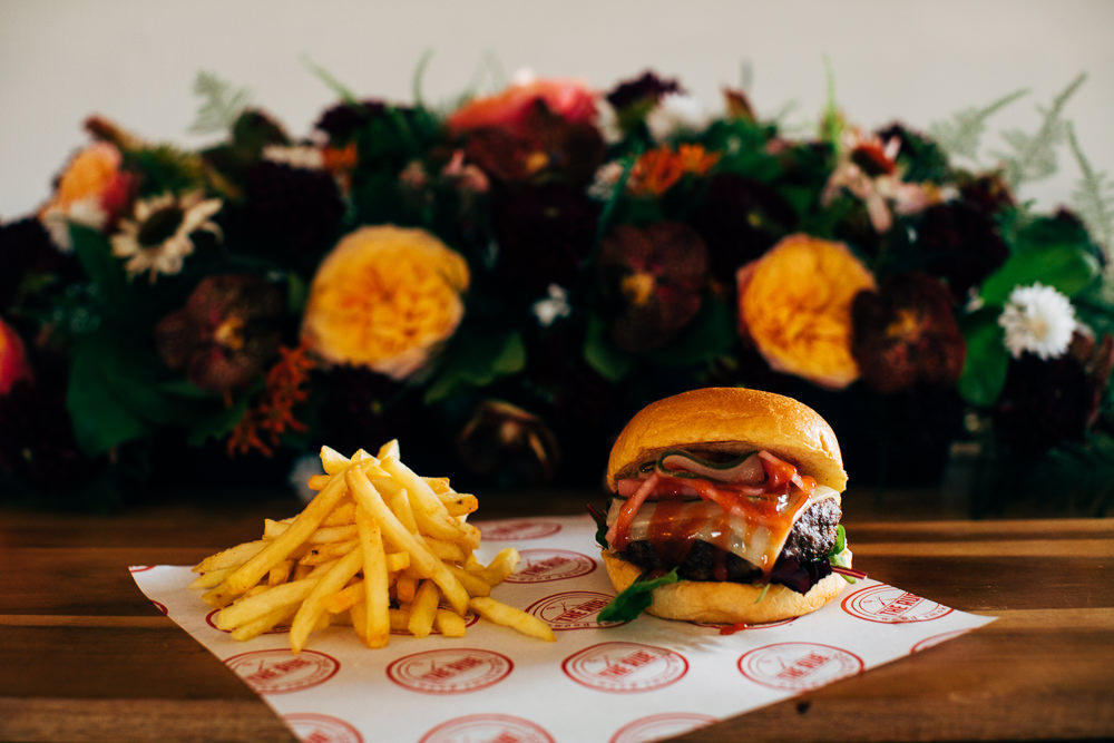 Food Burger Retro Wedding Ideas Emily Little Wedding Photography