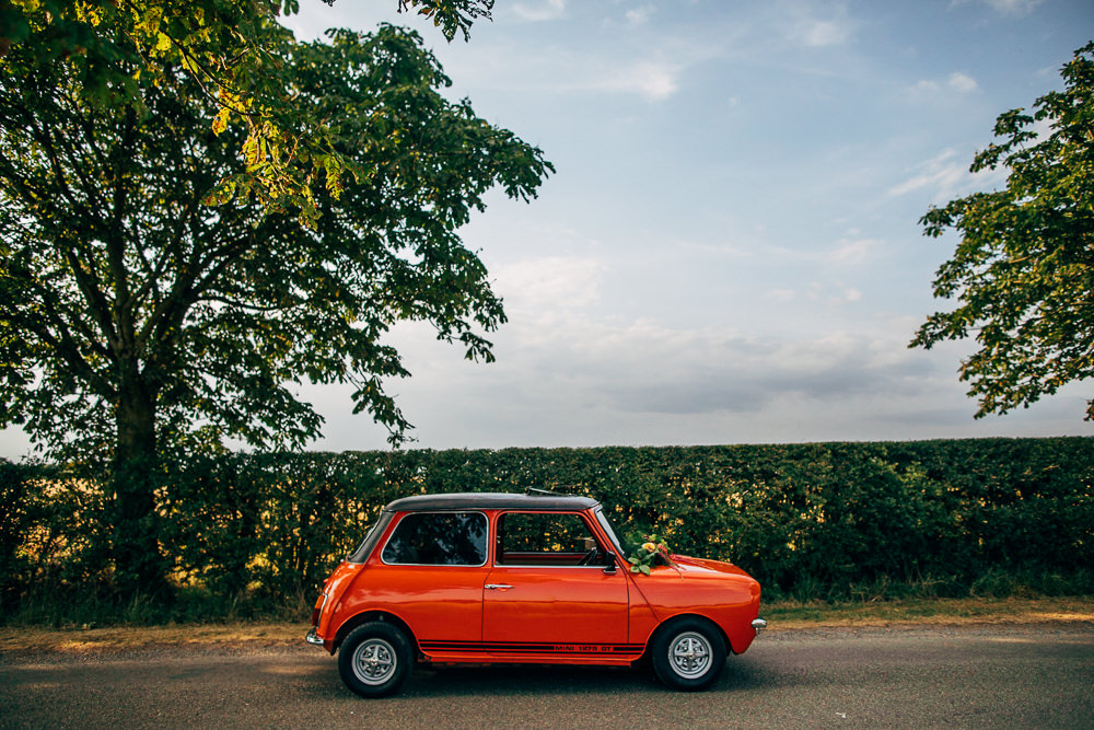 Mini Car Transport Retro Wedding Ideas Emily Little Wedding Photography