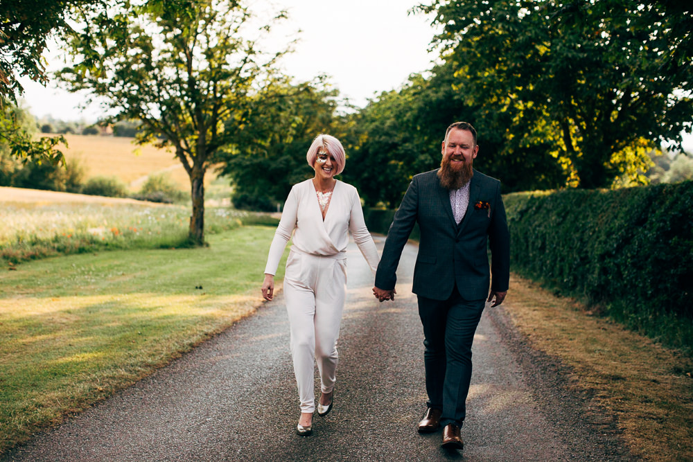 Bride Bridal Jumpsuit Retro Wedding Ideas Emily Little Wedding Photography