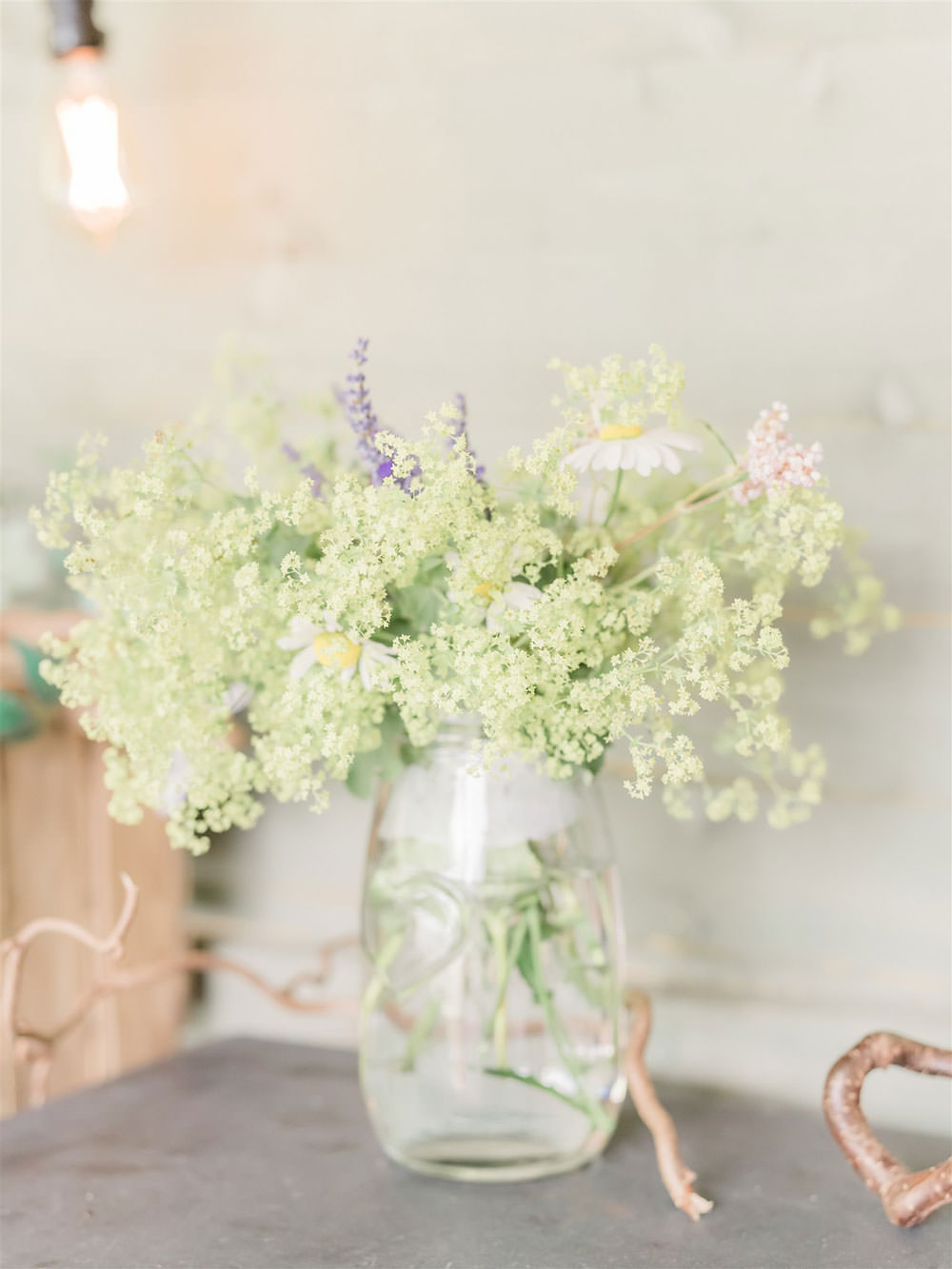 Wildflower Floral Surprise Wedding Carn Patrick Photography