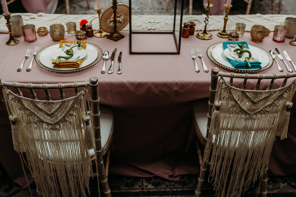 Macrame Chairs Decor Decoration Hanging Tropical Wedding Ideas When Charlie Met Hannah