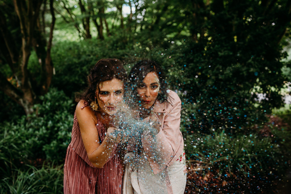 Glitter Tropical Wedding Ideas When Charlie Met Hannah