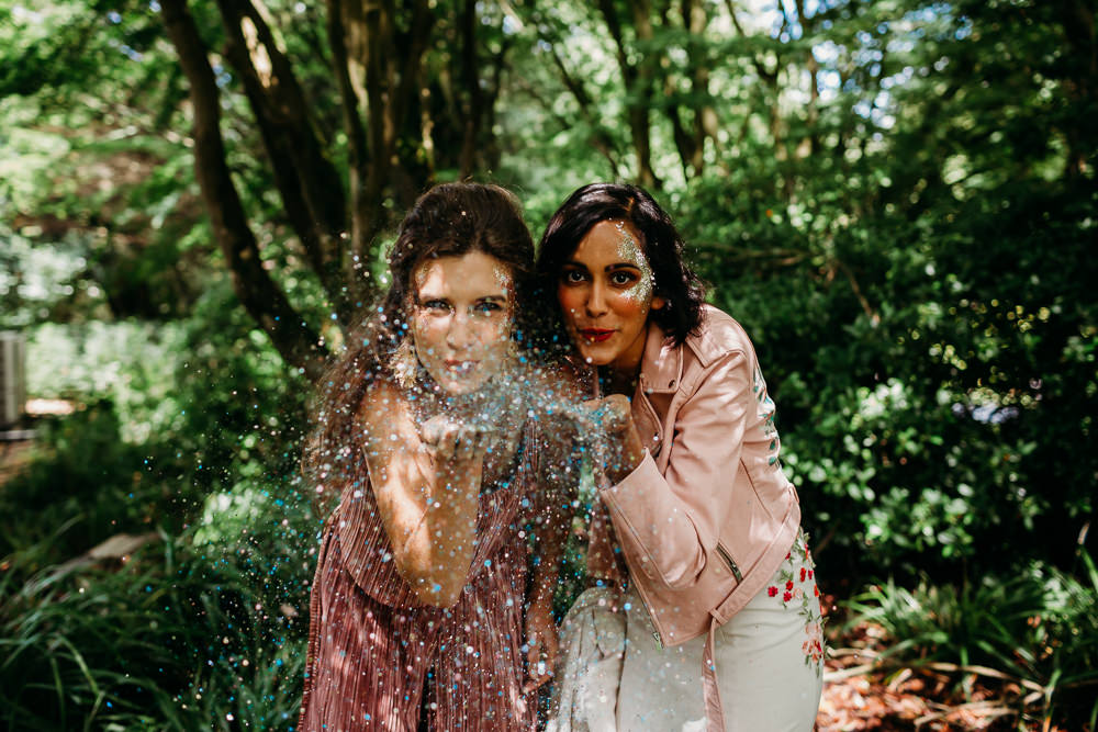 Glitter Tropical Wedding Ideas When Charlie Met Hannah