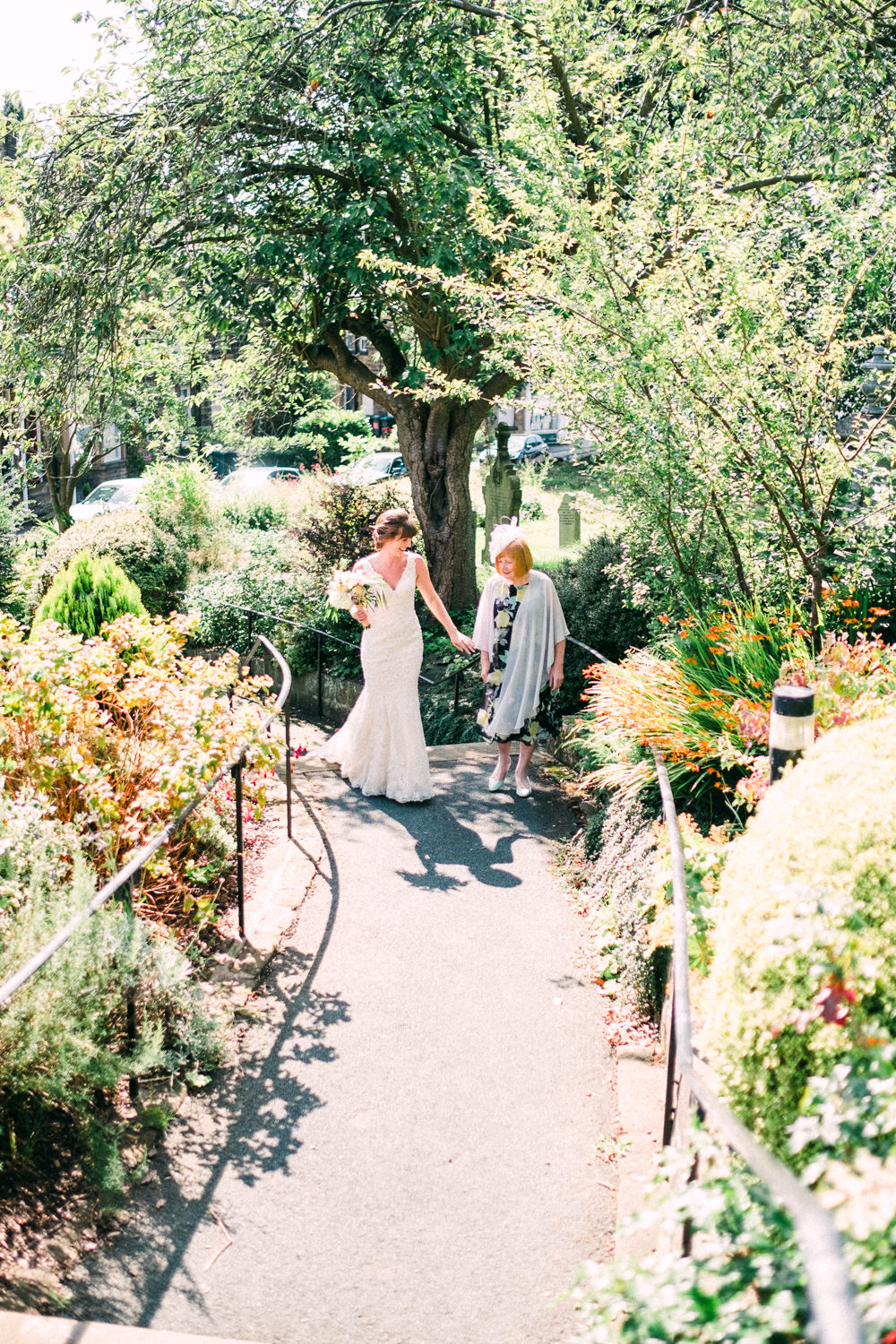 Bride Bridal Low V Neck Back Gown Dress Lace Utopia Broughton Hall Wedding Christopher Thomas Photography