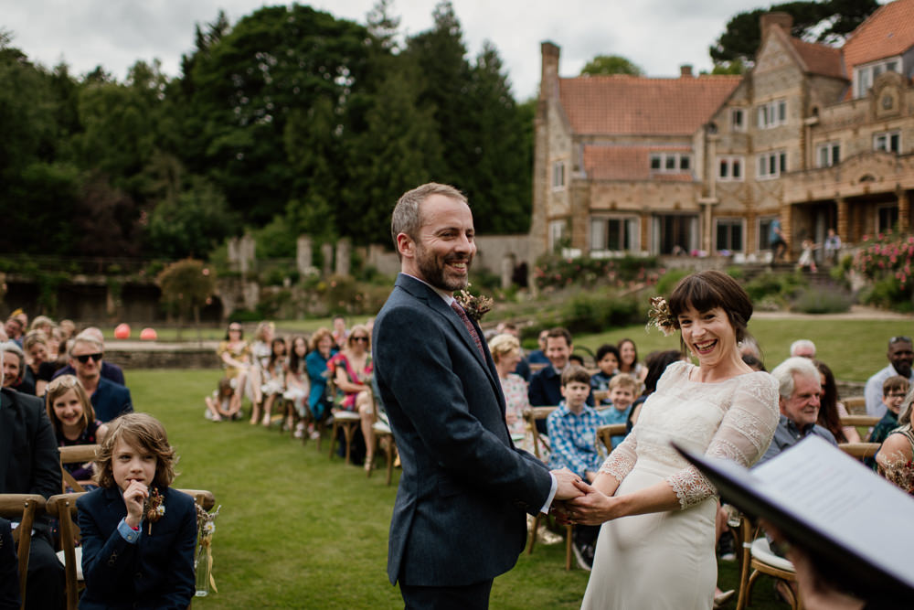 Outdoor Ceremony Voewood Wedding Ellie Gillard Photography