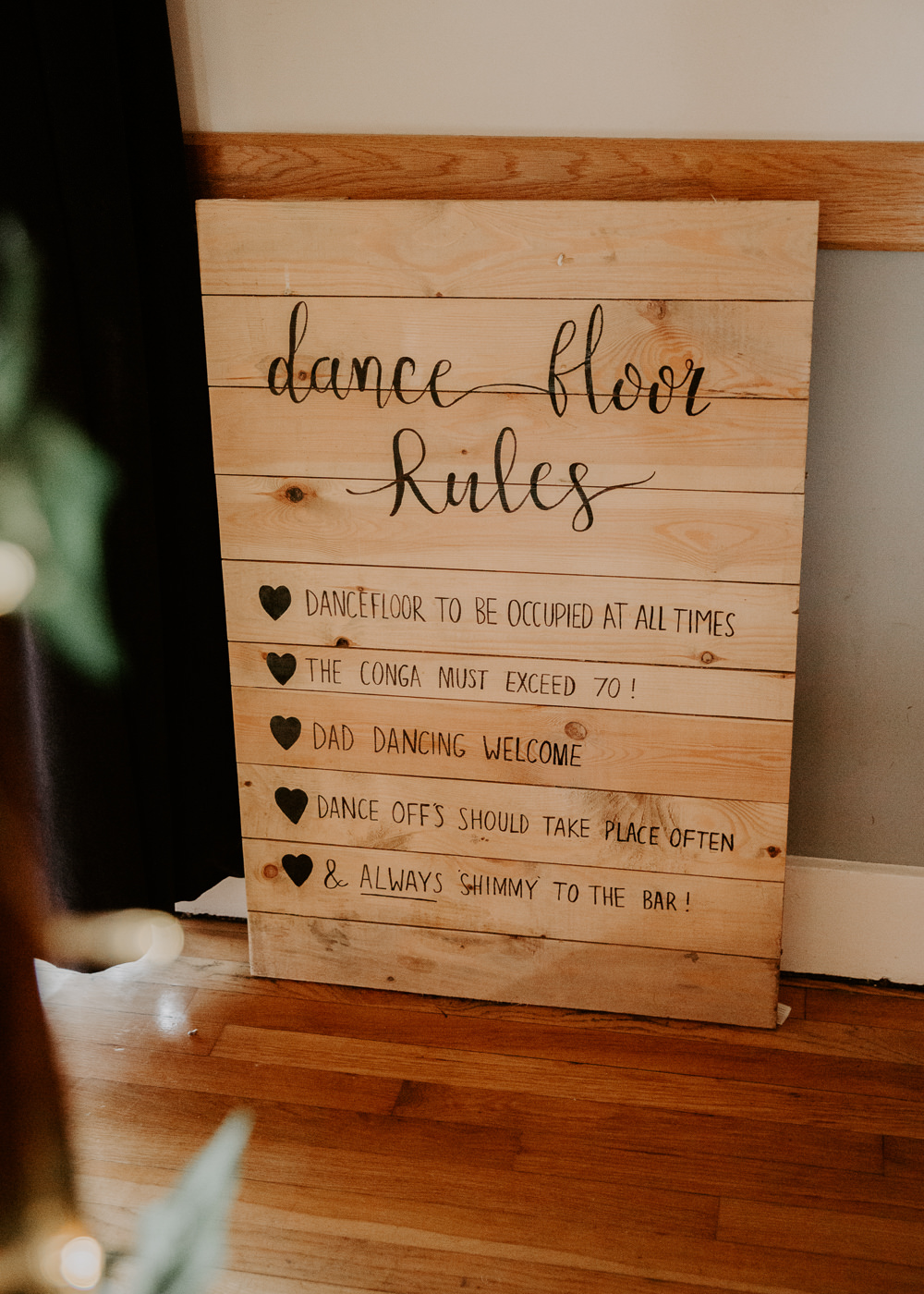 Dance Floor Rules Willingale Village Hall Wedding Photographer Liam Gillan