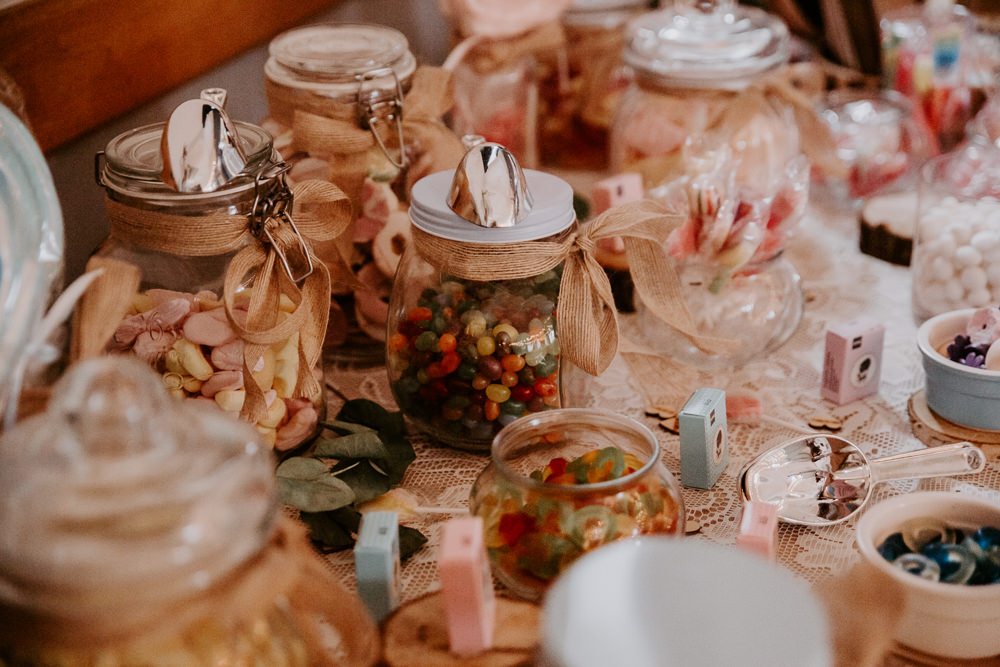 Sweet Table Willingale Village Hall Wedding Photographer Liam Gillan