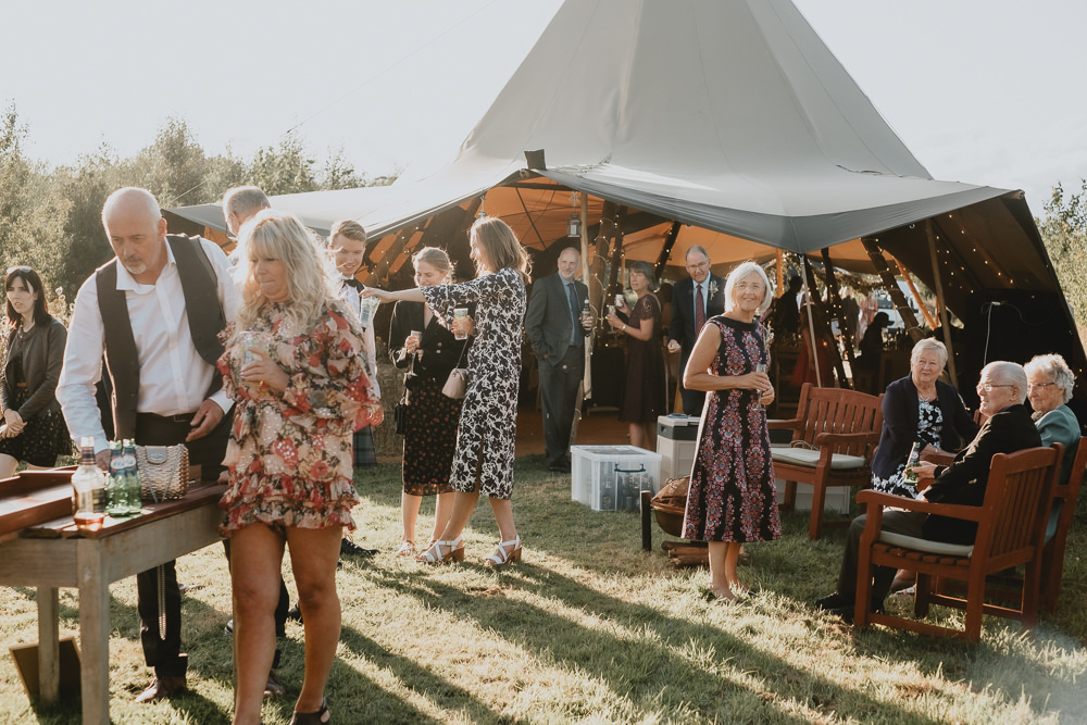 Woodland Tipi Wedding Caroline Goosey Photography