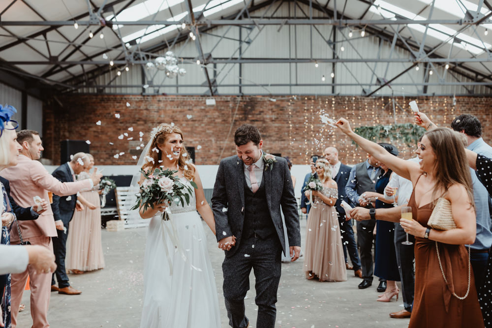 Confetti Throw 92 Burton Road Wedding Stevie Jay Photography