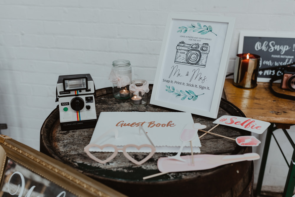 Guest Book Photo Instax Polaroid 92 Burton Road Wedding Stevie Jay Photography