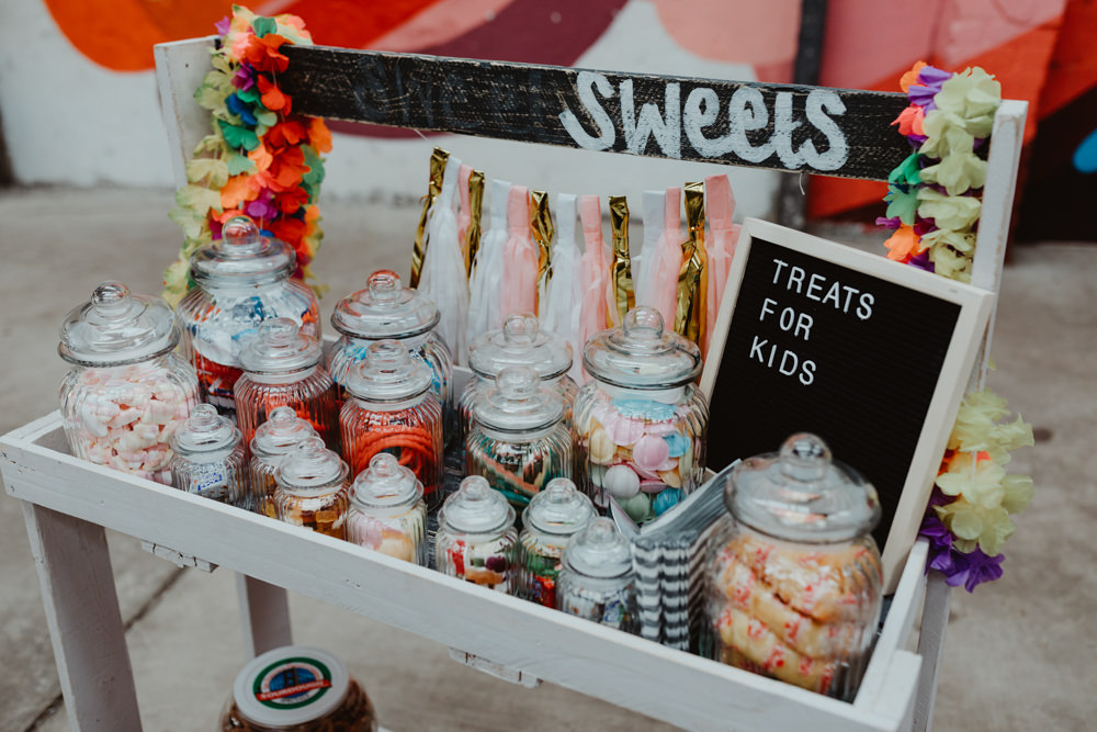 Sweets Sweetie Station Stand Bar 92 Burton Road Wedding Stevie Jay Photography