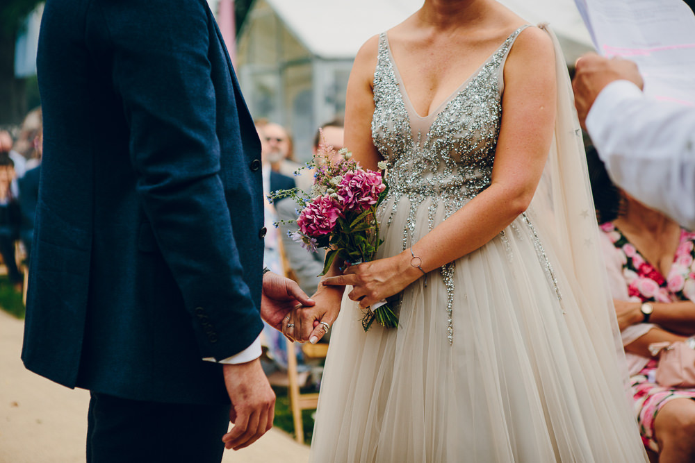 Dress Gown Bride Bridal Star Veil Glitter Tulle Princess Alderford Lake Wedding Amy B Photography