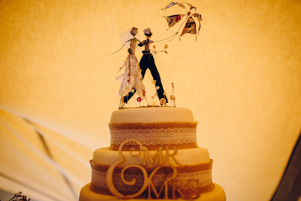 Cake Topper Umbrella Bride Groom Alderford Lake Wedding Amy B Photography