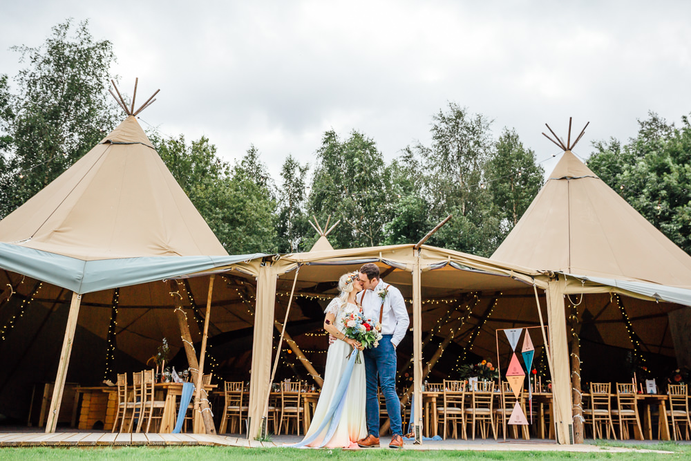 Tipi Autumn Festival Wedding Ideas Indigo and Violet Photography