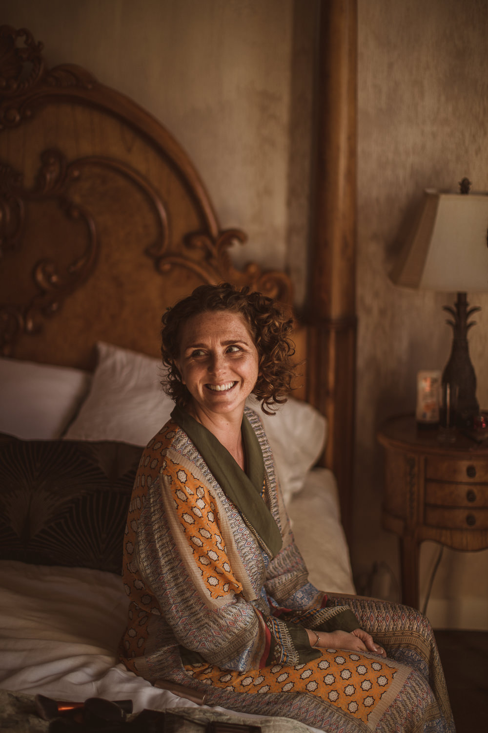 Bride Bridal Dressing Gown Robe Escape To The Chateau Wedding The Springles
