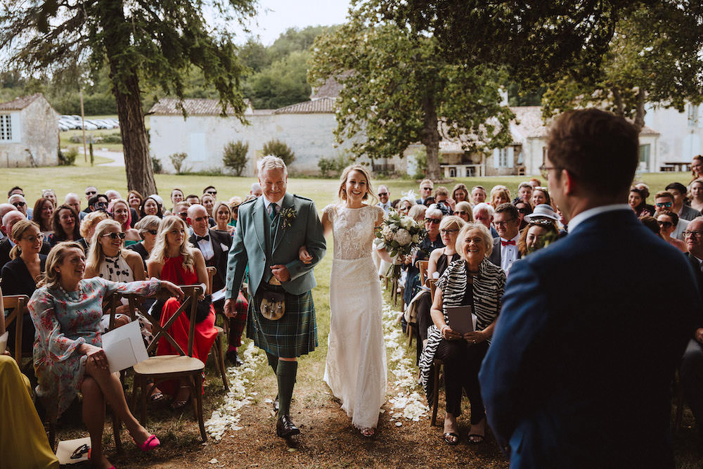 French Chateau Wedding Red On Blonde Photography