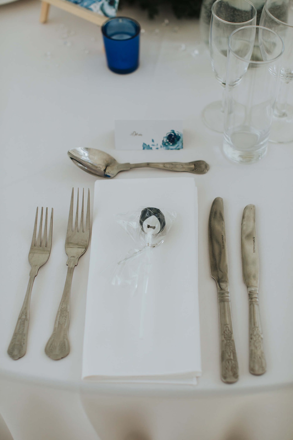 Place Setting Decor Cake Pop Favour Hayne House Wedding Olegs Samsonovs Photography