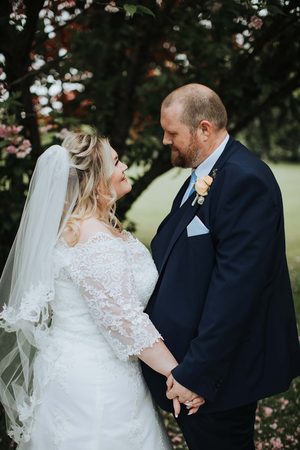 Groom Suit Navy Tie Hayne House Wedding Olegs Samsonovs Photography