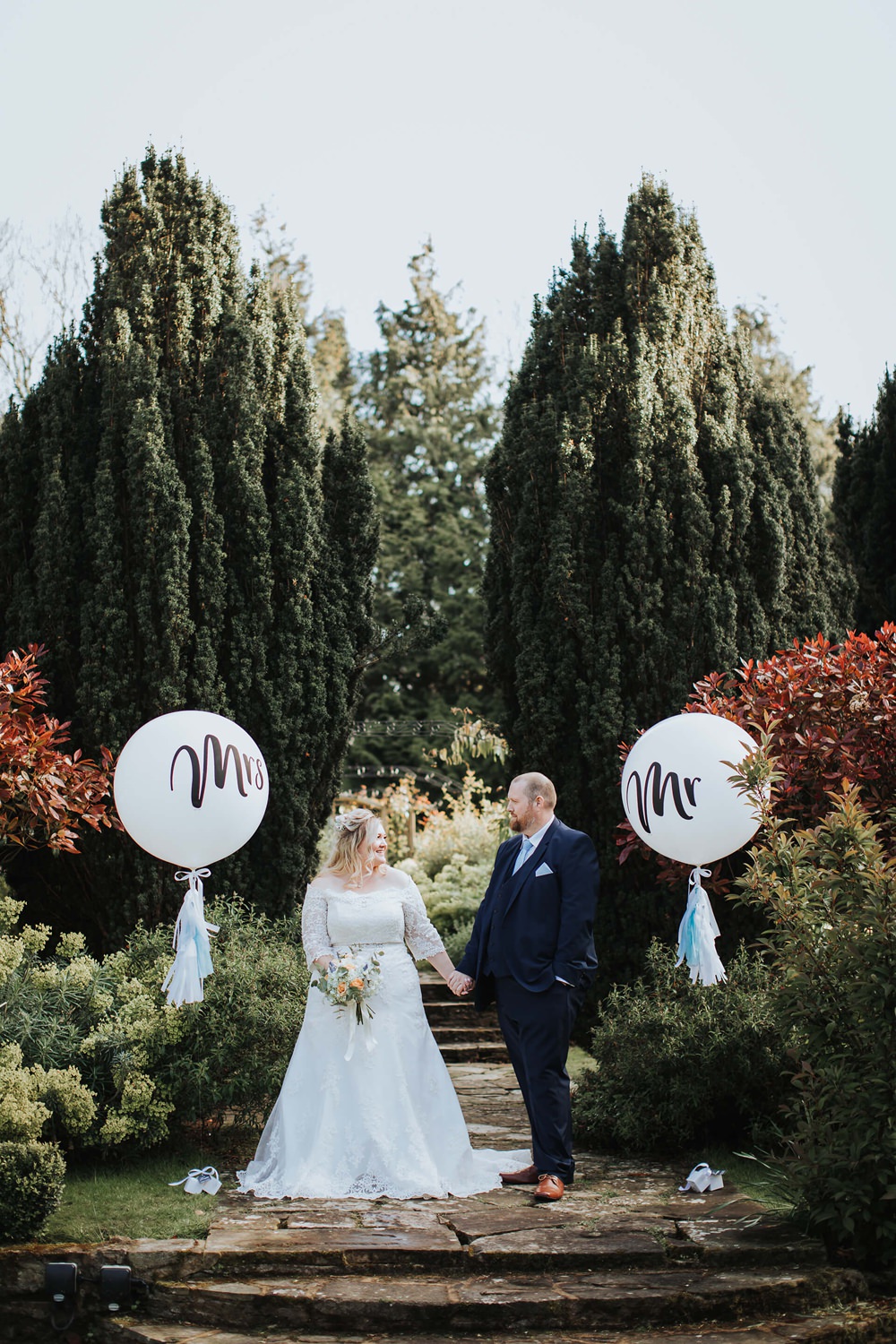 Giant Balloons Mr Mrs Tassels Hayne House Wedding Olegs Samsonovs Photography