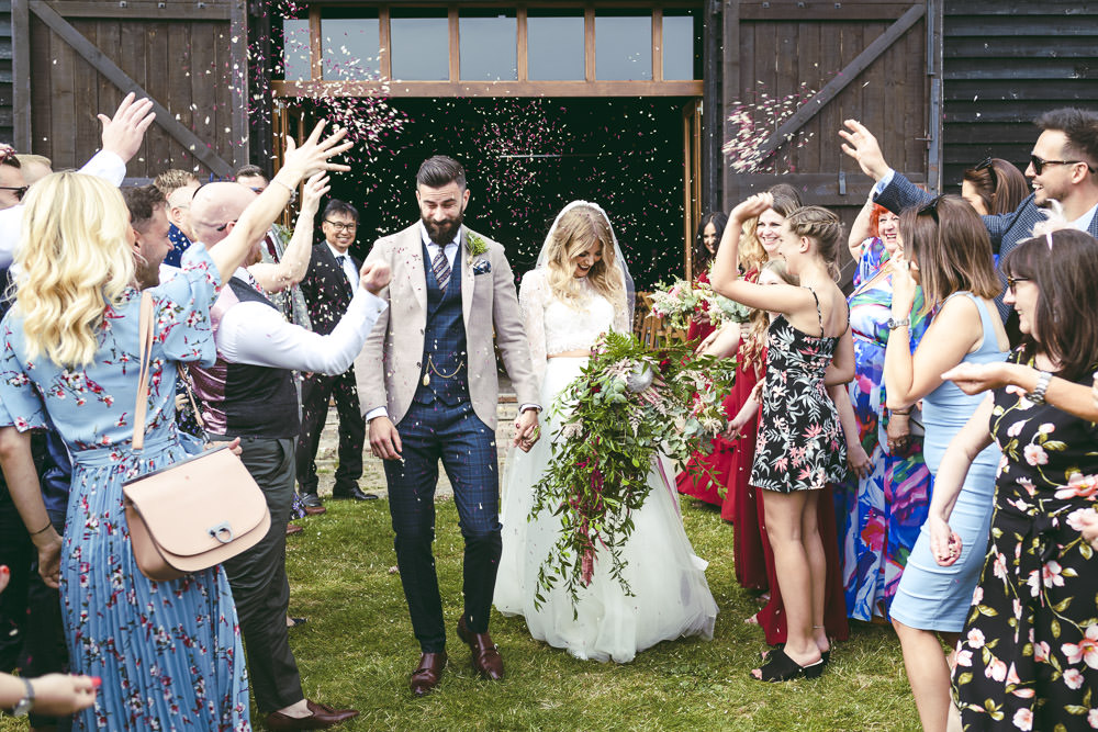Confetti Kingshill Barn Wedding Sandra Reddin Photography