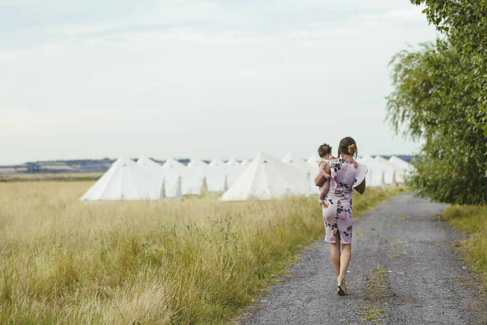 Bell Tents Glamping Kingshill Barn Wedding Sandra Reddin Photography