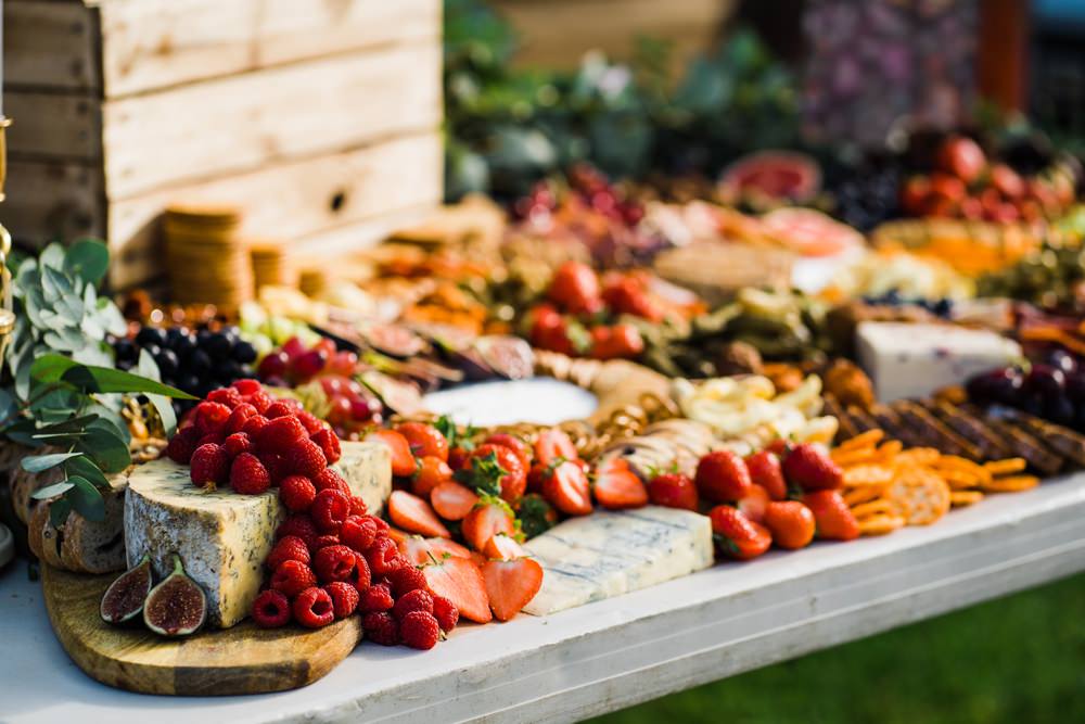 BERRY and Brie Wedding Grazing Tables & Platters